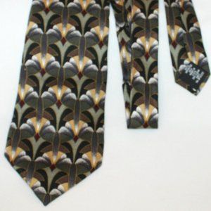 Portico Geometric Silk Tie